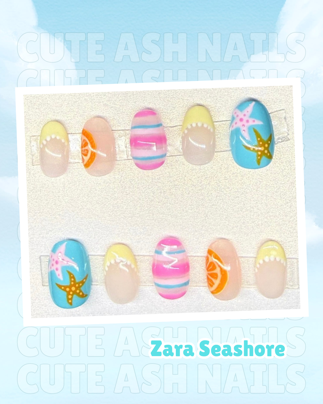 Zara Seashore Press On Nails