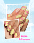 Lemon Bubblegum Press On Nails